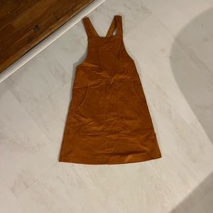 Madewell XXS velvet jumper dress size